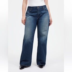 NWT Madewell Low Slung Baggy Women's size 16 Moffat Wash NS199